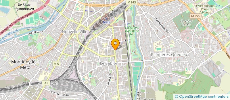 localisation de l'entreprise GROUPE PIERRES FINANCES SA à METZ