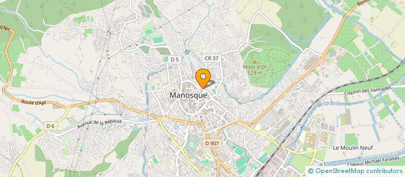 localisation de l'entreprise GROUPE PLATINE à MANOSQUE