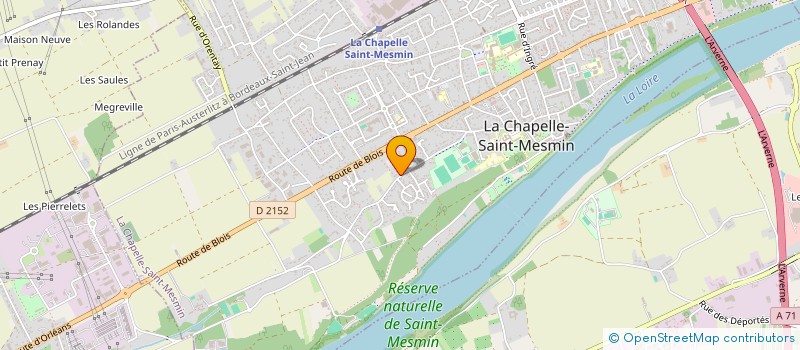 localisation de l'entreprise GROUPE PLONGEE CHAPELLOIS à LA CHAPELLE-SAINT-MESMIN