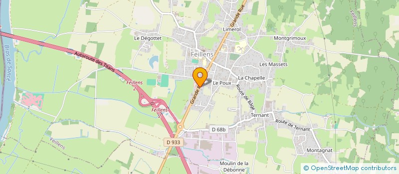 localisation de l'entreprise GROUPE PLUS EXPERTS à FEILLENS