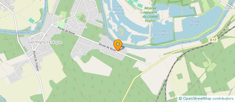 localisation de l'entreprise GROUPE PMP IMMO  GERMIGNY-L'EVEQUE