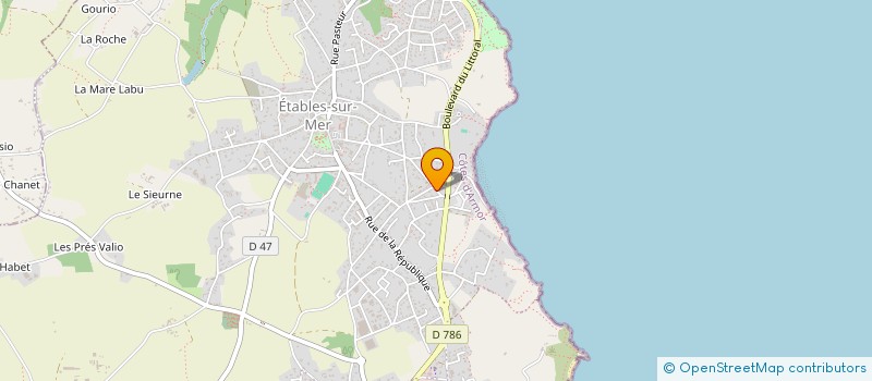 localisation de l'entreprise GROUPE POLY PROCESS  BINIC-ETABLES-SUR-MER