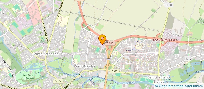 localisation de l'entreprise GROUPE POLYTECHNORD  SAINT-NICOLAS