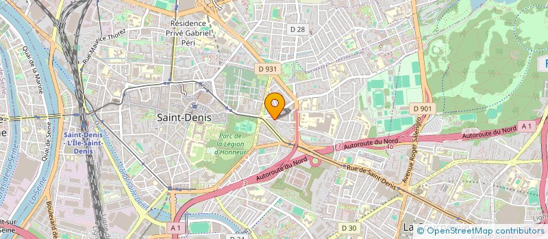 localisation de l'entreprise GROUPE POSE D'ARMATURES à SAINT-DENIS