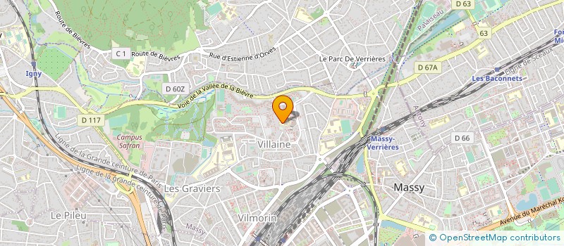 localisation de l'entreprise GROUPE POUR LA DANSE à MASSY