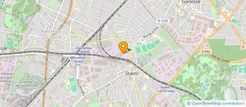 localisation de l'entreprise GROUPE PPB  STAINS