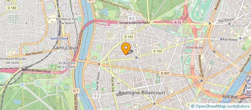 localisation de l'entreprise GROUPE PPDL SANTE EUROPE à BOULOGNE-BILLANCOURT