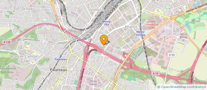 localisation de l'entreprise GROUPE PPO à PALAISEAU