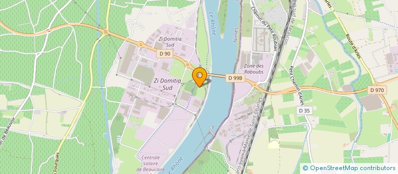 localisation de l'entreprise GROUPE PRAS HOLDING  BEAUCAIRE