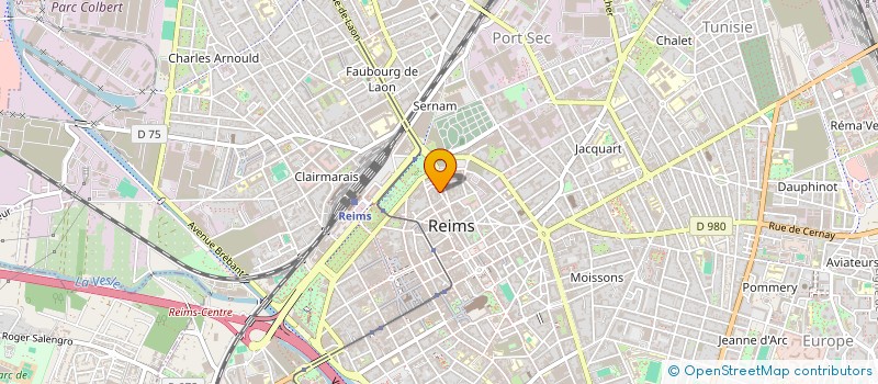 localisation de l'entreprise GROUPE PRESSOIR  REIMS