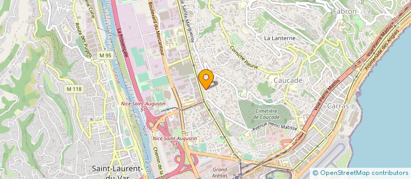 localisation de l'entreprise GROUPE PRESTIGE DENTAIRE à NICE