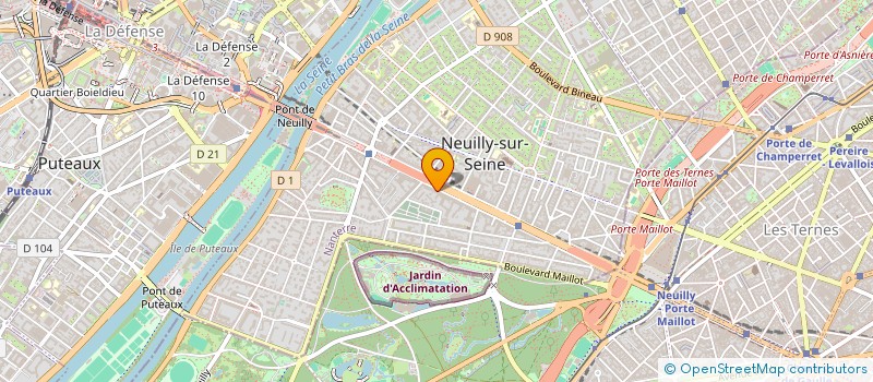 localisation de l'entreprise GROUPE PRETOR SARL à NEUILLY-SUR-SEINE