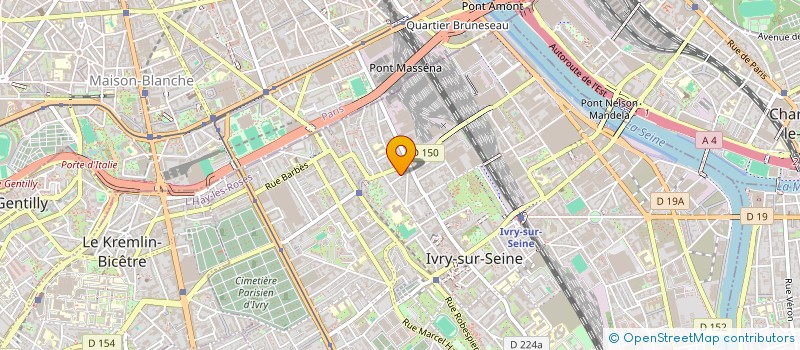 localisation de l'entreprise GROUPE PRIME HABITAT à IVRY-SUR-SEINE