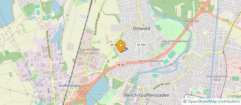 localisation de l'entreprise GROUPE PRO SOLUTIONS  OSTWALD