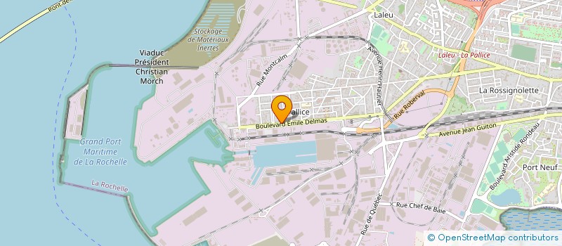localisation de l'entreprise GROUPE PRODUCTION ET TECHNOLOGIE à LA ROCHELLE