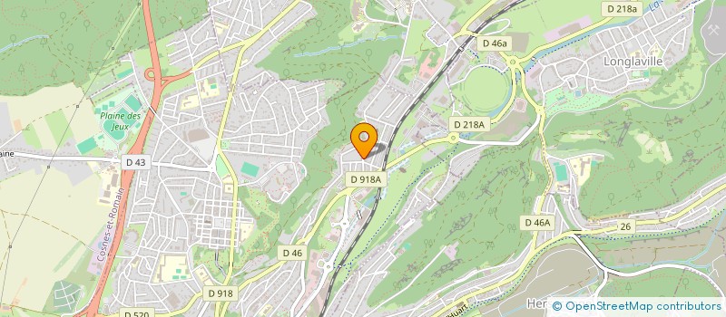 localisation de l'entreprise GROUPE PROFESSIONNEL  COSNES-ET-ROMAIN