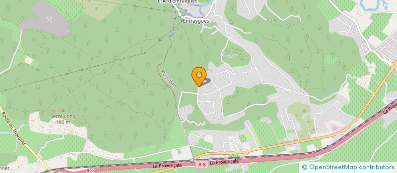 localisation de l'entreprise GROUPE PROFESSIONNEL D'AMENAGEMENT  VIDAUBAN