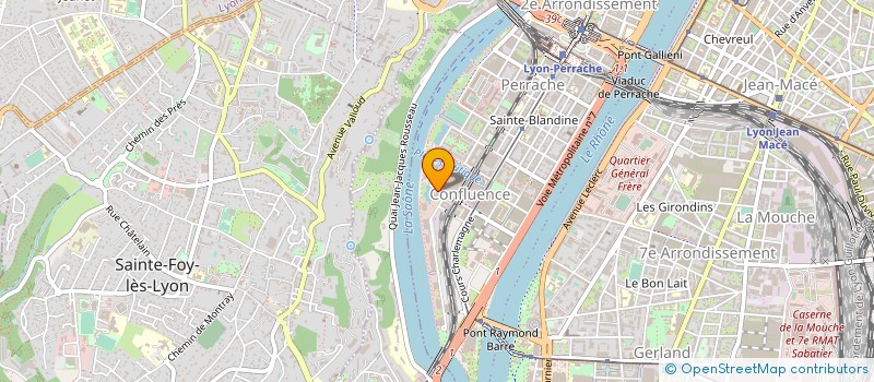 localisation de l'entreprise GROUPE PROGRES SA à LYON