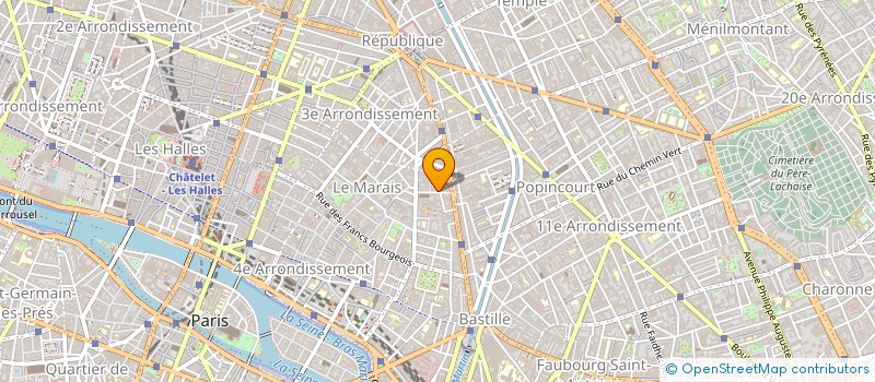 localisation de l'entreprise GROUPE PROGRESS  PARIS