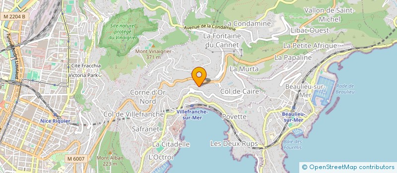 localisation de l'entreprise GROUPE PROMATTEX HOLDING à VILLEFRANCHE-SUR-MER