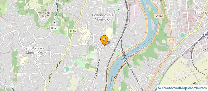 localisation de l'entreprise GROUPE PROMETHEE  COLLONGES-AU-MONT-D'OR