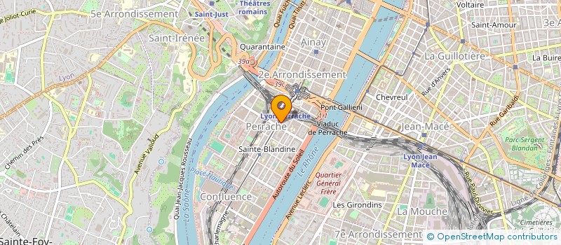 localisation de l'entreprise GROUPE PROMILL à LYON