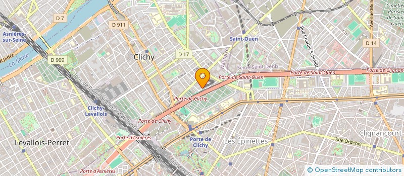 localisation de l'entreprise GROUPE PROPRETE OBLIGE à CLICHY
