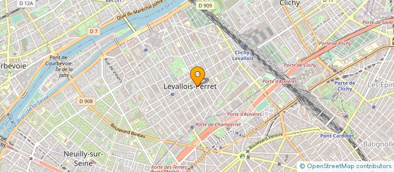 localisation de l'entreprise GROUPE PROVIDIA CONSEILS à LEVALLOIS PERRET