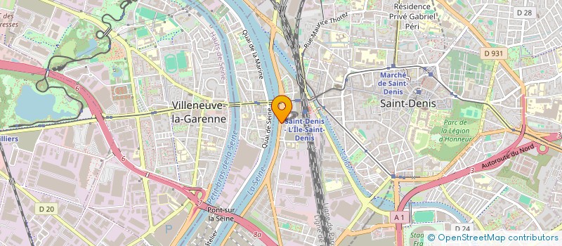 localisation de l'entreprise GROUPE PSSP à SAINT-DENIS