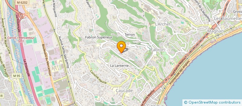 localisation de l'entreprise GROUPE PV à NICE