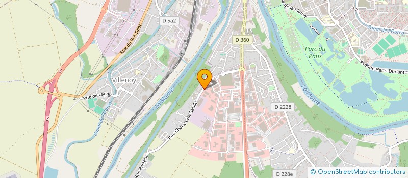 localisation de l'entreprise GROUPE PWL  MAREUIL-LES-MEAUX