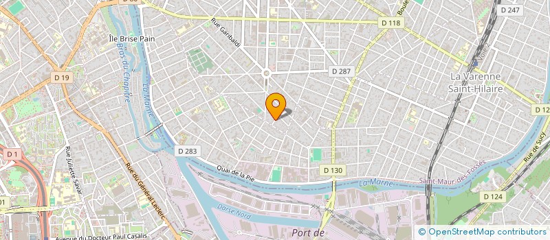 localisation de l'entreprise GROUPE QUADRATYS à ST MAUR DES FOSSES