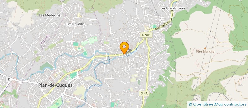 localisation de l'entreprise GROUPE QUBE  ALLAUCH