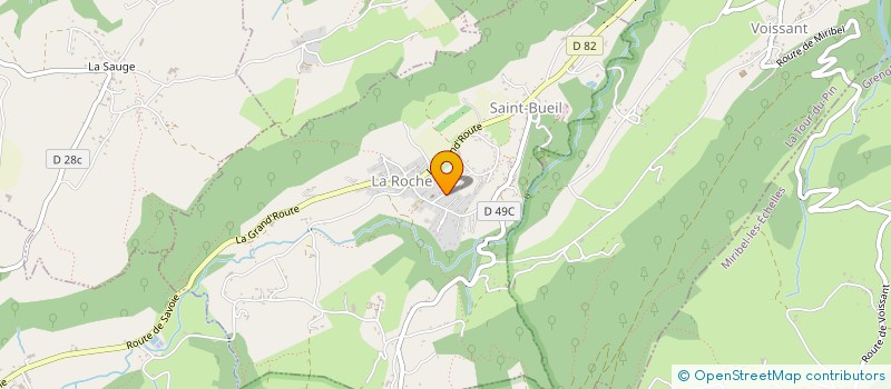 localisation de l'entreprise GROUPE R  SAINT-BUEIL