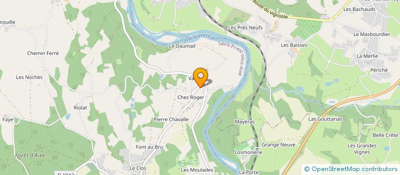 localisation de l'entreprise GROUPE R  SAINT-PRIEST-SOUS-AIXE