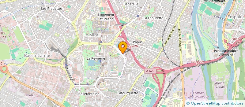 localisation de l'entreprise GROUPE R-MECA  TOULOUSE