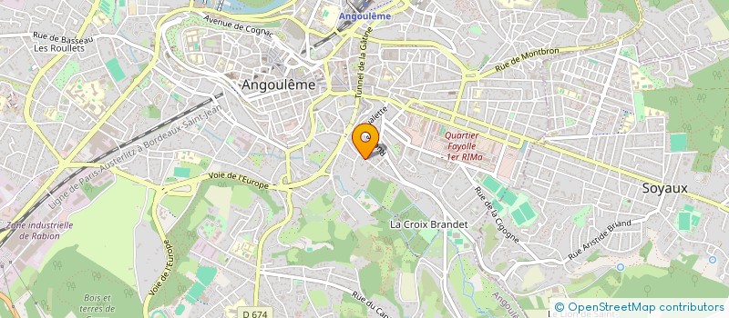 localisation de l'entreprise GROUPE RAAKI à ANGOULEME