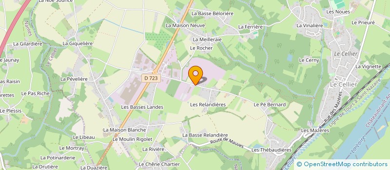 localisation de l'entreprise GROUPE RABOUIN à LE CELLIER