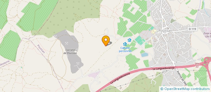 localisation de l'entreprise GROUPE RAJA LES CLASHS 2  POUSSAN