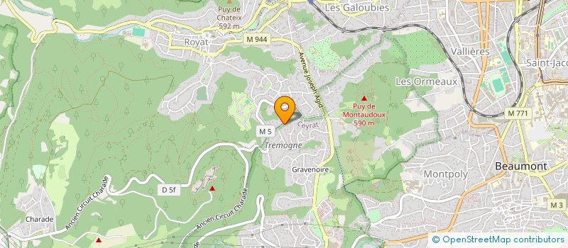 localisation de l'entreprise GROUPE RANCE INVESTISSEMENT à CLERMONT-FERRAND