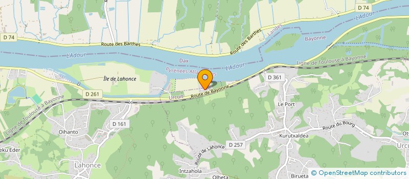 localisation de l'entreprise GROUPE RAYNAUD DISTRIBUTION INTERNATIONAL  LAHONCE