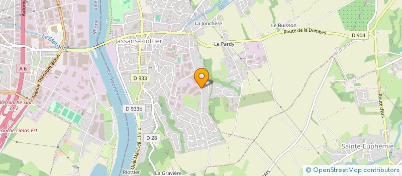 localisation de l'entreprise GROUPE RBDH à JASSANS-RIOTTIER