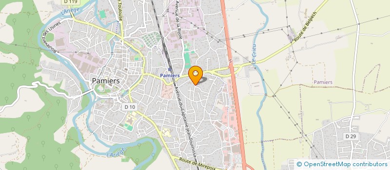 localisation de l'entreprise GROUPE RD à PAMIERS