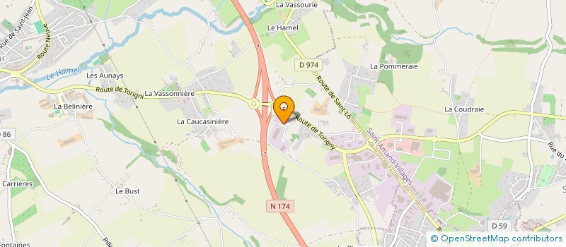 localisation de l'entreprise GROUPE REAL EQUIPEMENTS ELEC NORMANDIE à CONDE-SUR-VIRE