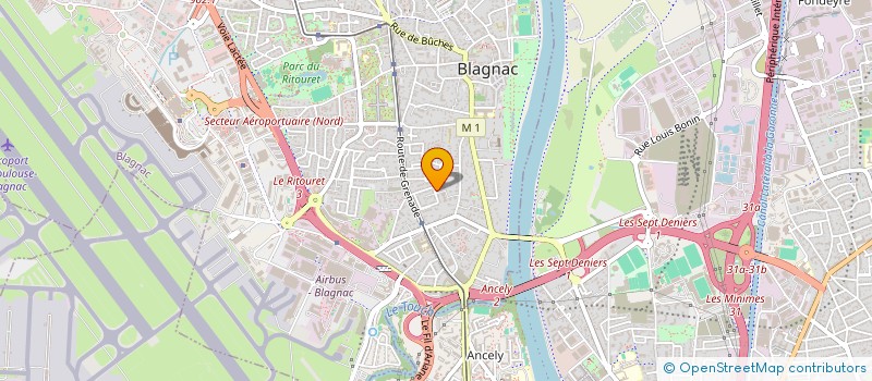 localisation de l'entreprise GROUPE REC  BLAGNAC