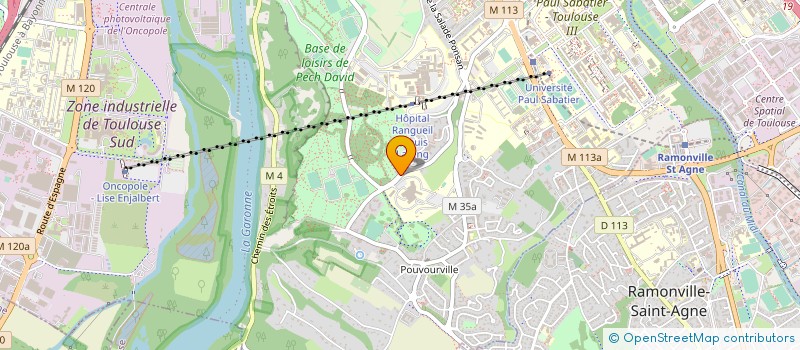localisation de l'entreprise GROUPE RECH PATHOLOGIE OSTEO ARTICULAIRE à TOULOUSE
