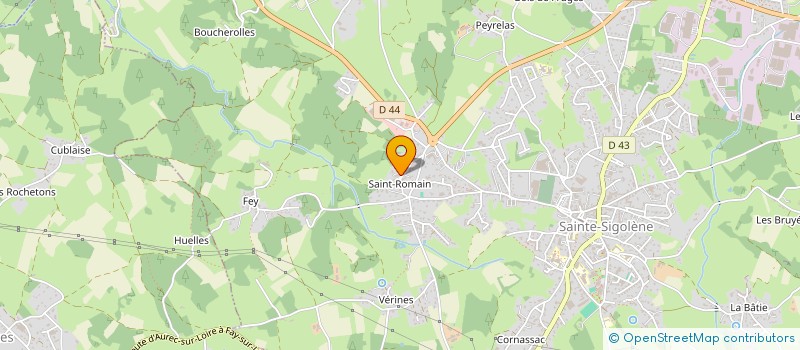 localisation de l'entreprise GROUPE RECHERCHE ARCHEOLOGIQUE VELLAVE  SAINTE-SIGOLENE