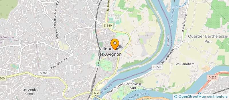 localisation de l'entreprise GROUPE RECHERCHE AUTRES LATITUDES  VILLENEUVE-LES-AVIGNON