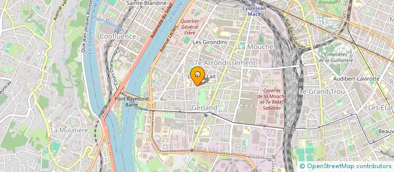 localisation de l'entreprise GROUPE RECHERCHE EMPLOI PROBATIONNAIRES à LYON