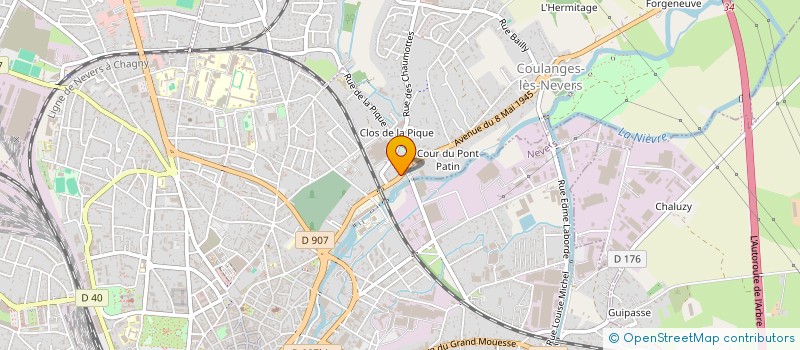 localisation de l'entreprise GROUPE RECHERCHE EXPLOIT SPELEO NIVERNAI à NEVERS
